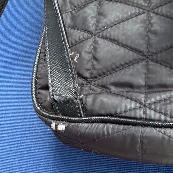 Kate Spade Black Quilted Bag with Gold Accents - Picture 7 of 11